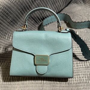 Coach Aqua Leather Crossbody Bag